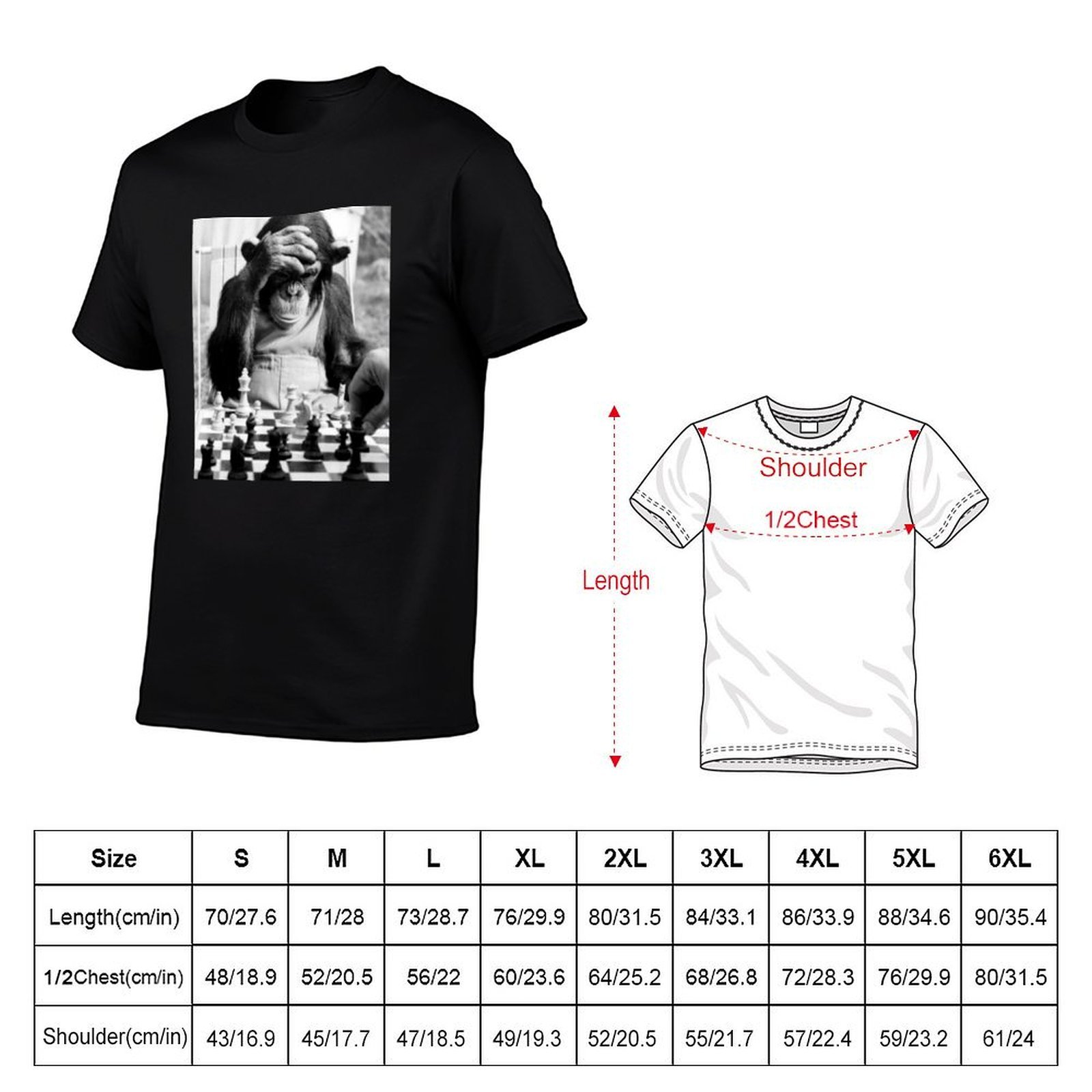 Camiseta divertida con diseño  - 3D Printing Chess reseña y precio
