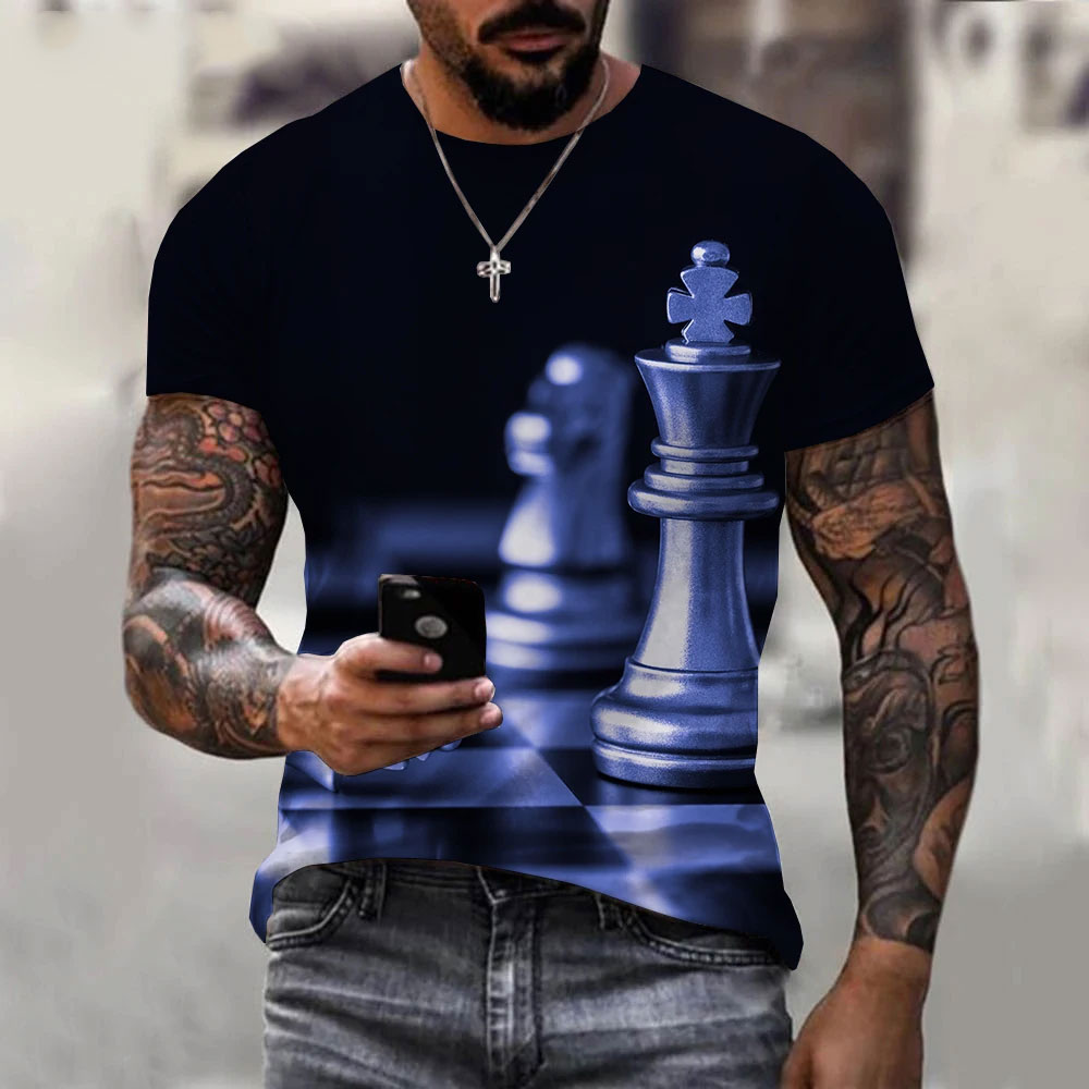 Camisetas divertidas con estam - 3D Printing Chess reseña y precio