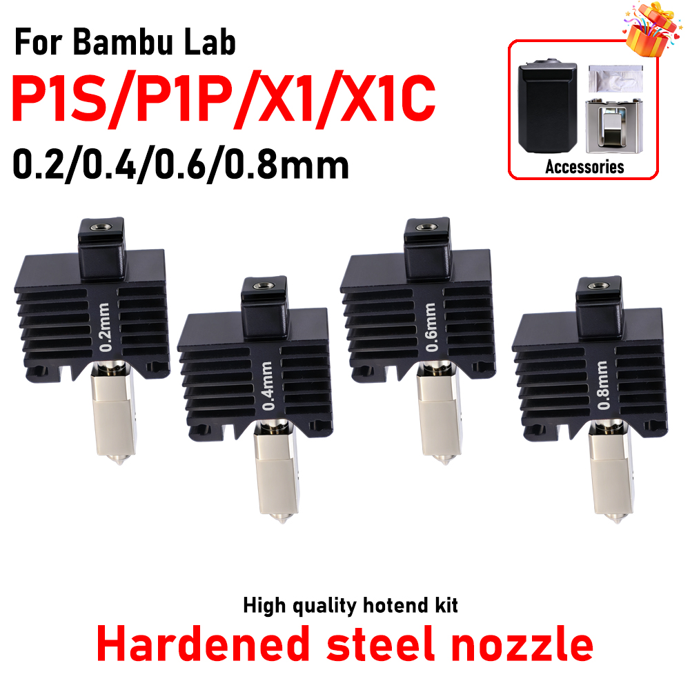 Hotend para Bambu Lab P1P X1C  - 3D Printing Nozzle reseña y precio