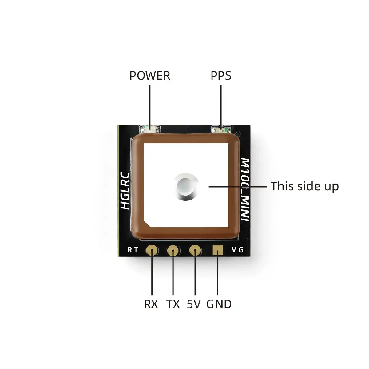 Módulo GPS HGLRC M100 MINI M10 - 3D Printing Drone reseña y precio